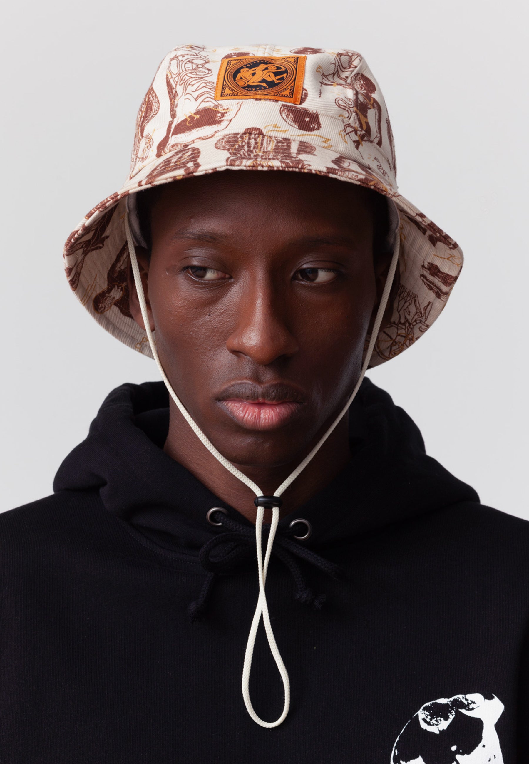 Minotorride Bucket Hat - allover beige