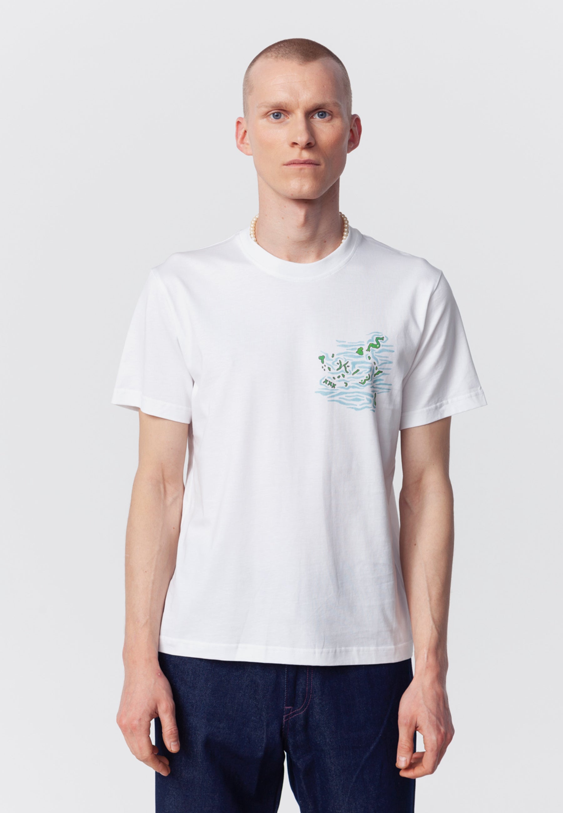 Welcum to Greece T-Shirt - white