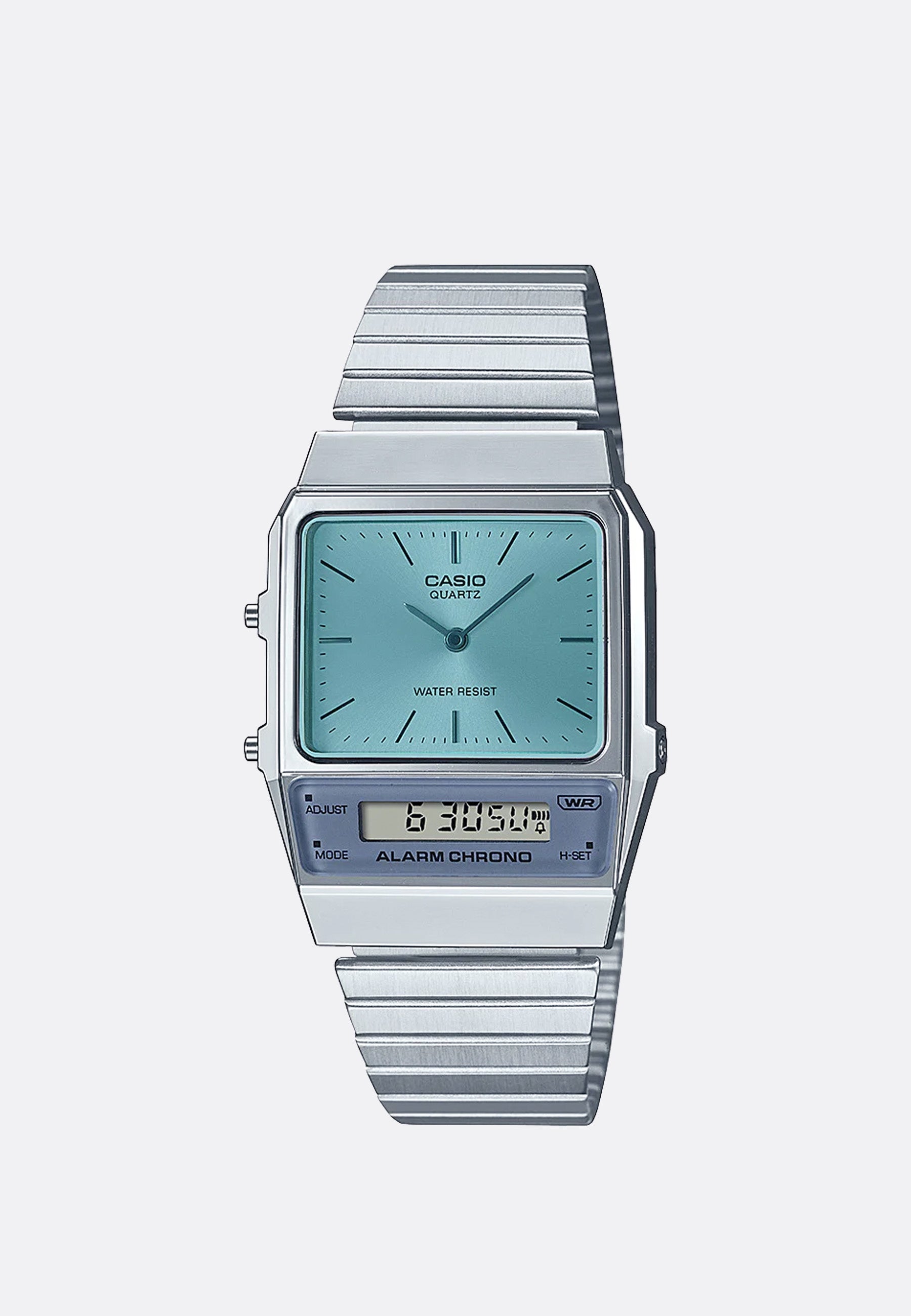 Vintage Analogue Watch ( AQ800EC-2A) - Silver / Blue