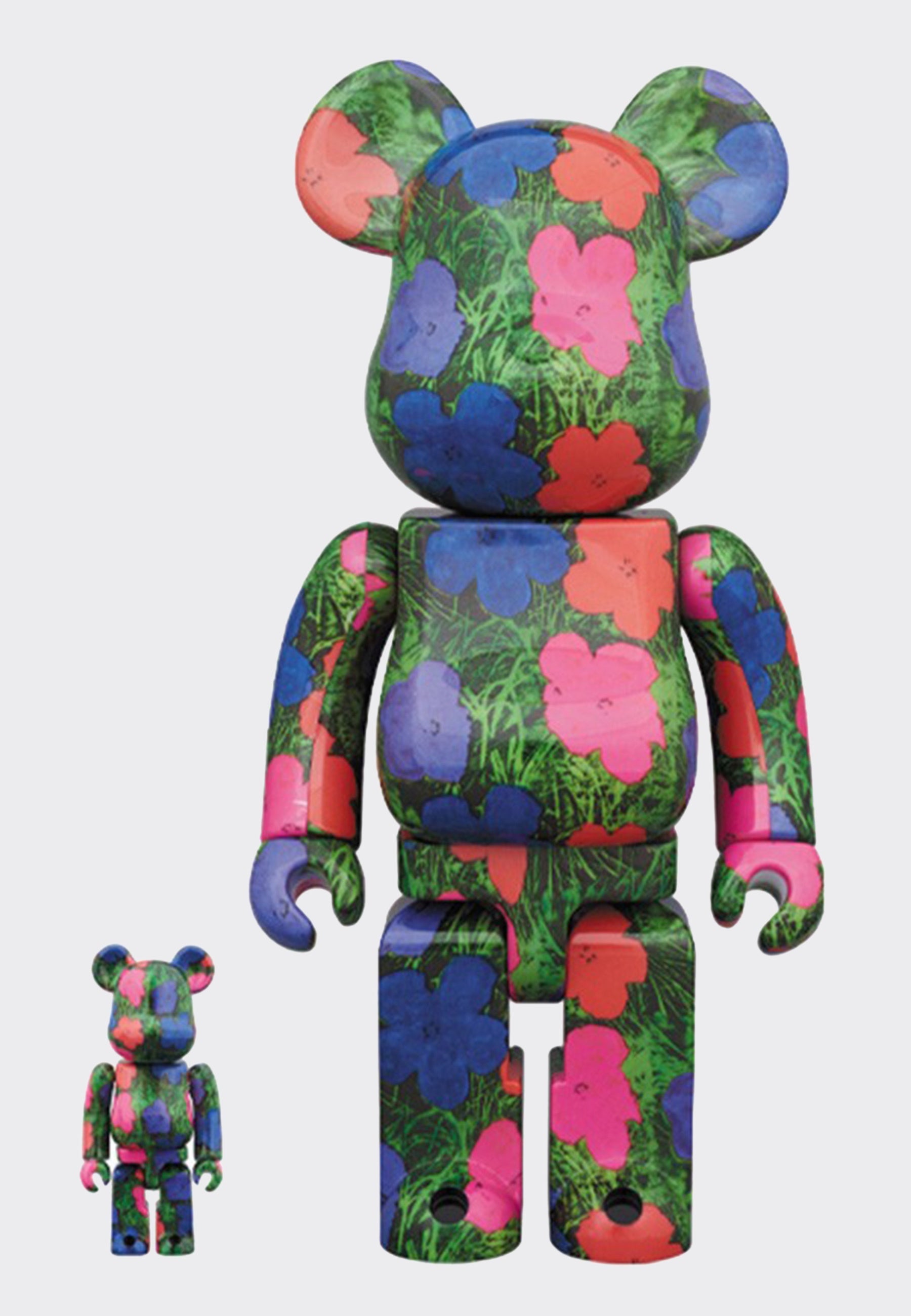 Be@rbrick Warhol Flower - 100% + 400% set