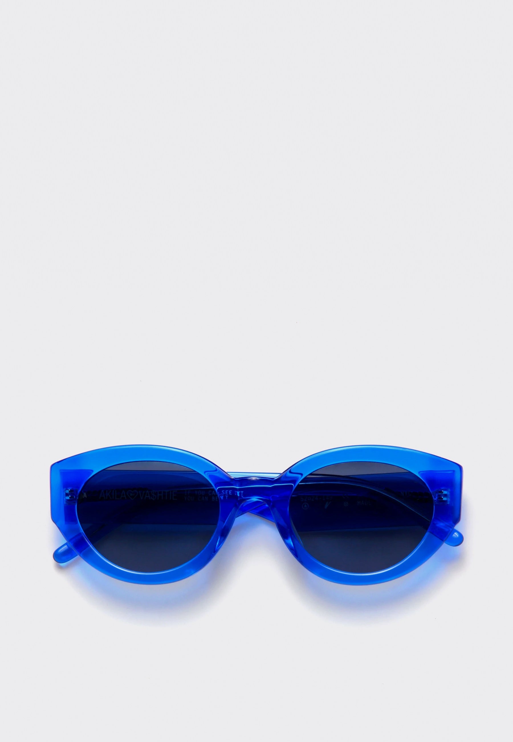 X Vashtie Abstract Sunglasses - blue/black