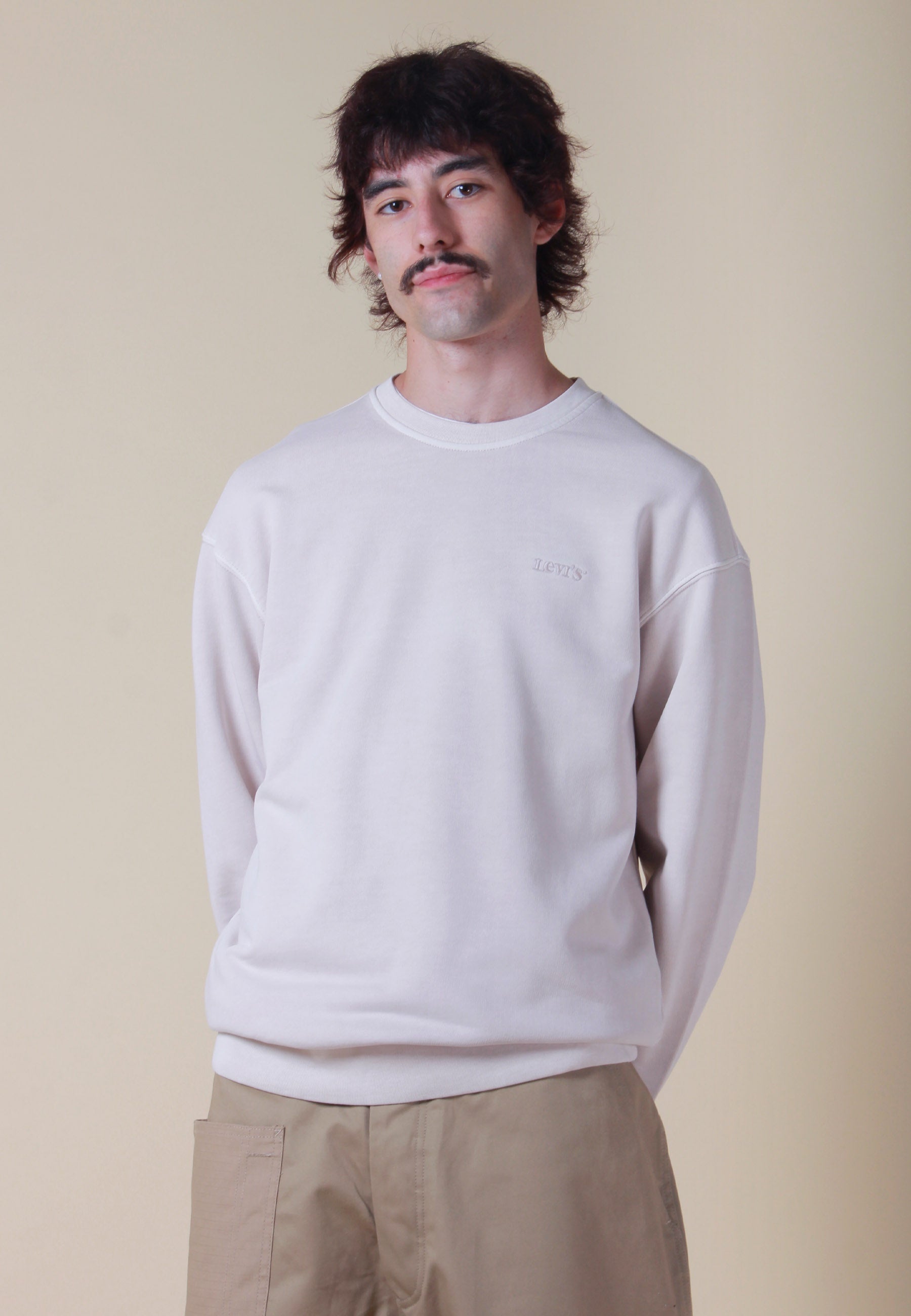 Relaxed Crew Garment Dye - pumice stone