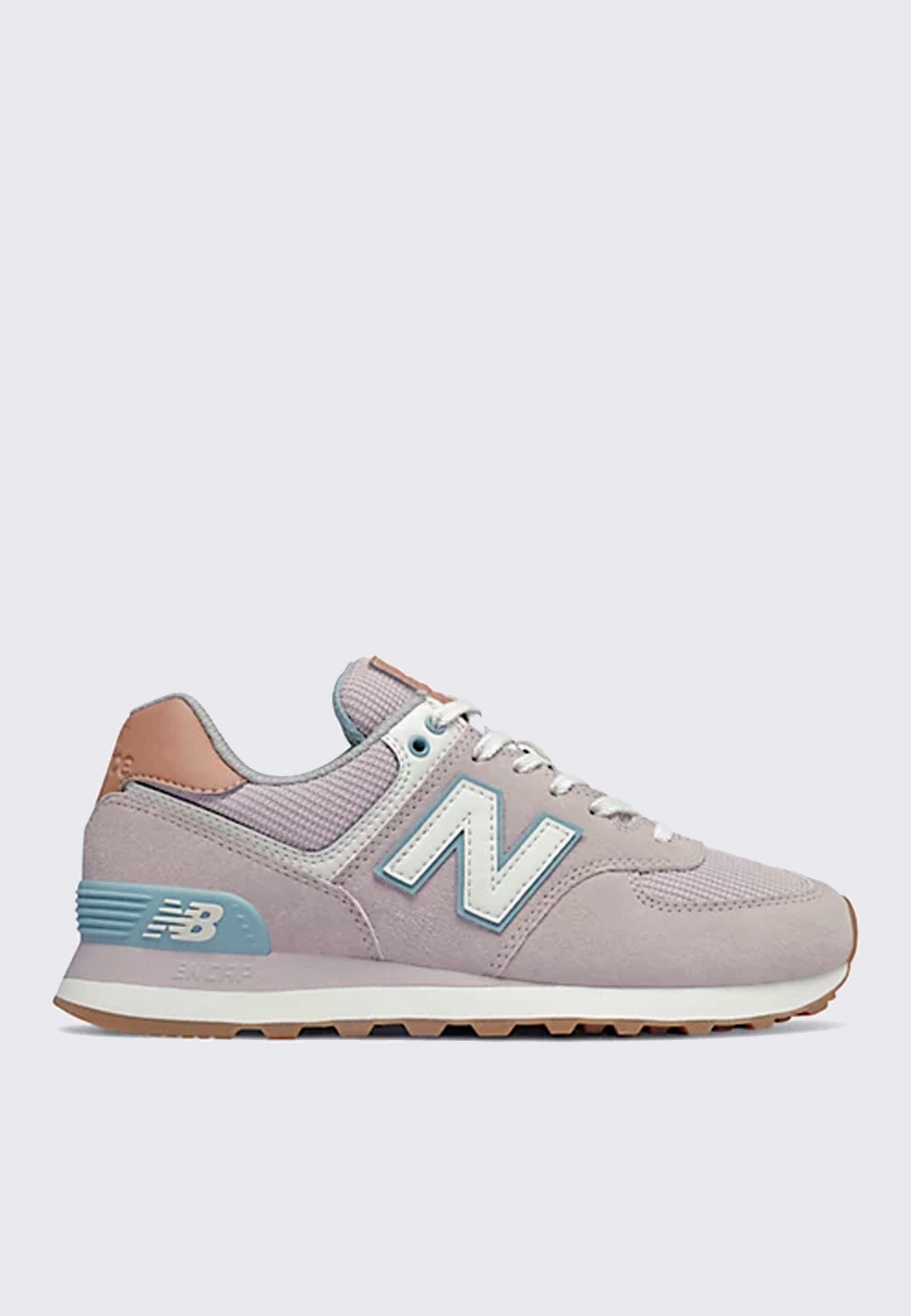 Womens 574 - space pink/mahogany
