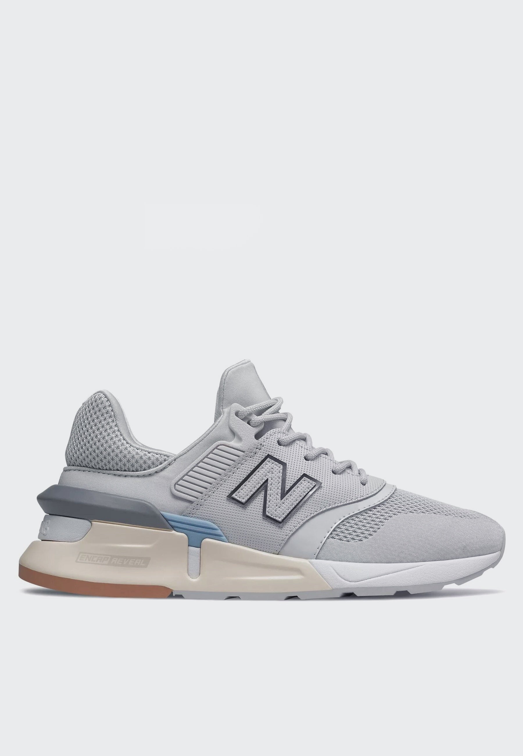 New Balance Womens 997 Sport - summer fog/gunmetal - Good As Gold