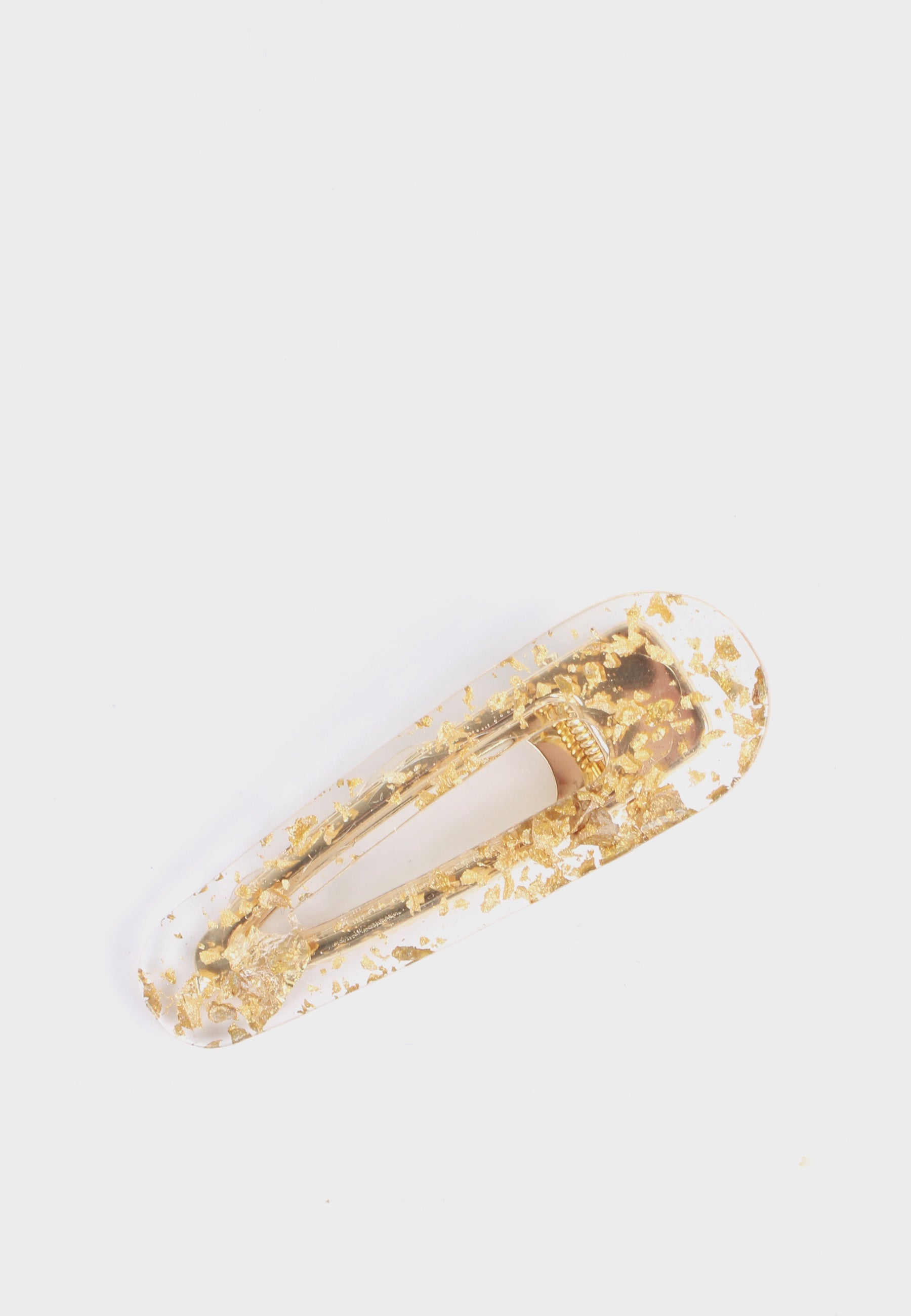 Ashlee Drop Clip - gold fleck