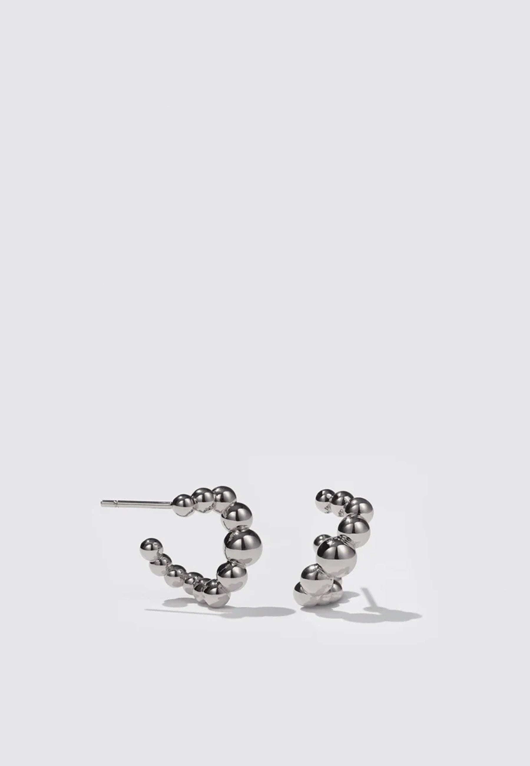 Fizzy Hoops Small - Silver