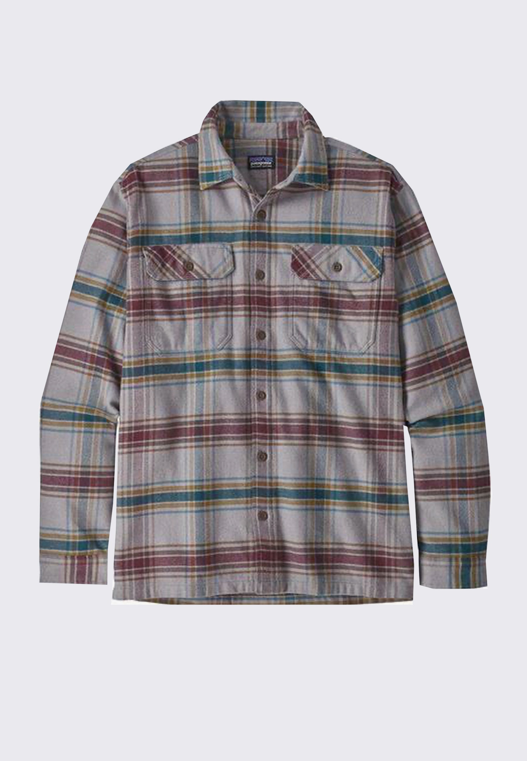 Fjord Flannel Shirt - feather grey