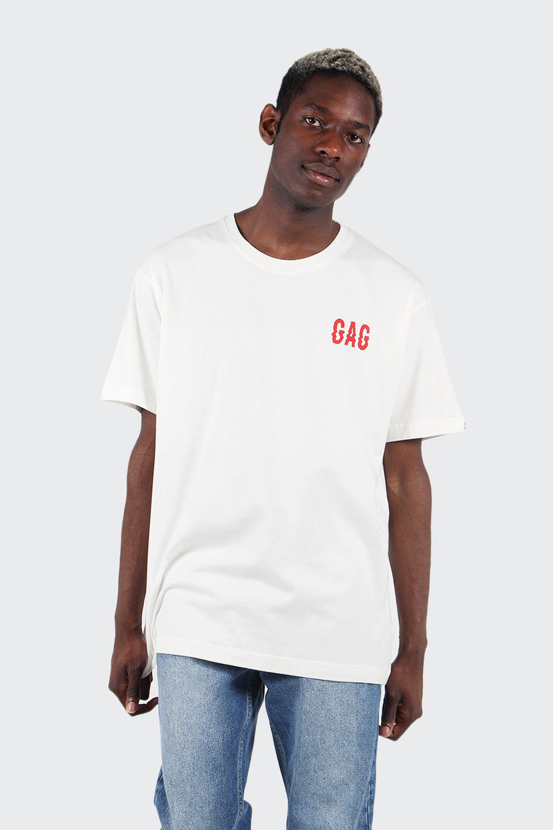 Good As Gold Gooey Logo T-Shirt - white/red | GOOD AS GOLD | NZ