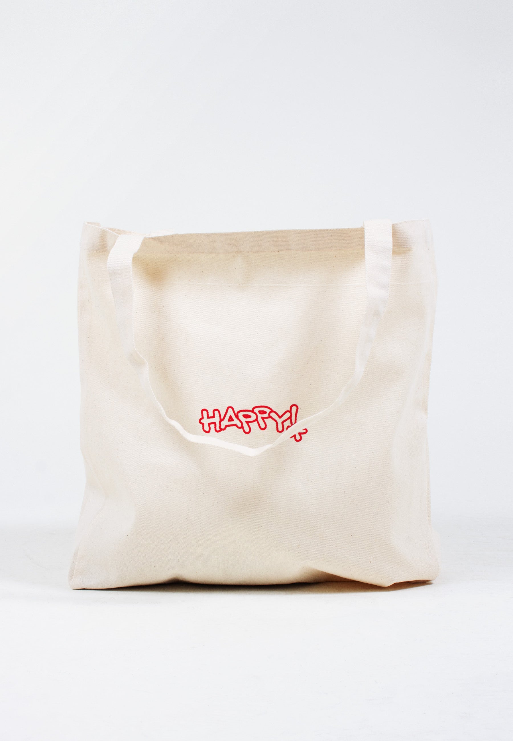 Happy! Tote - natural/red