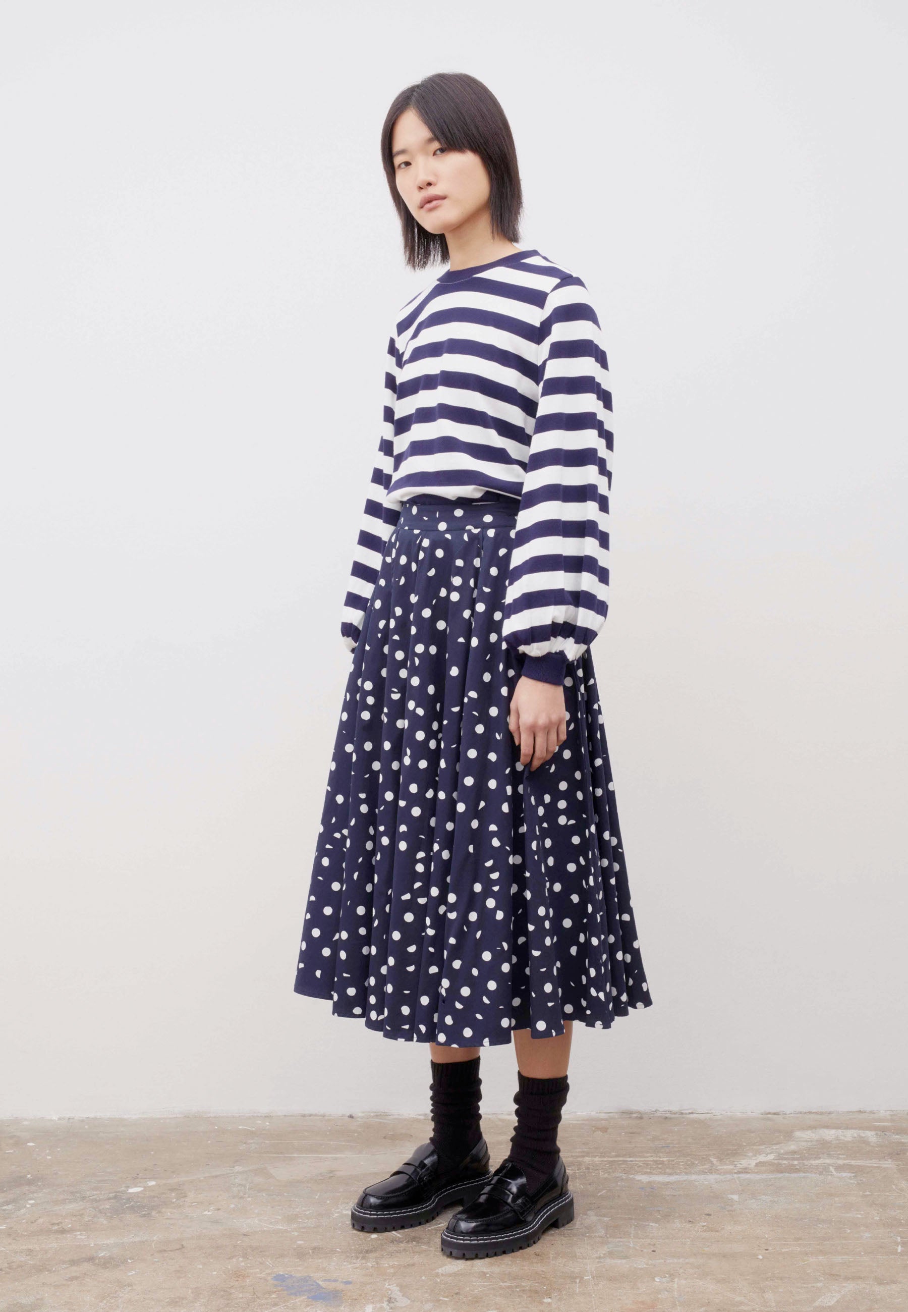 Umbrella Skirt - dots