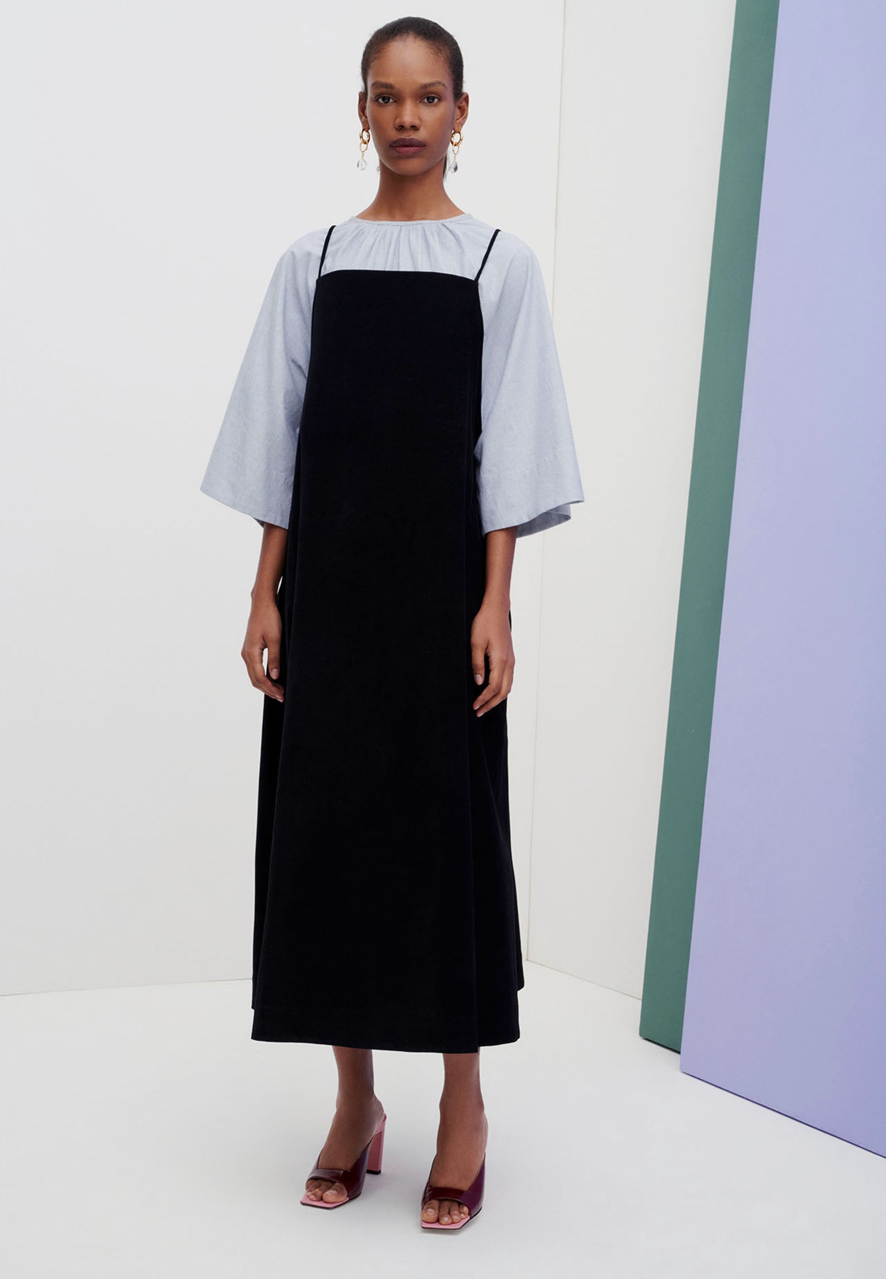 Florence Dress - black cord