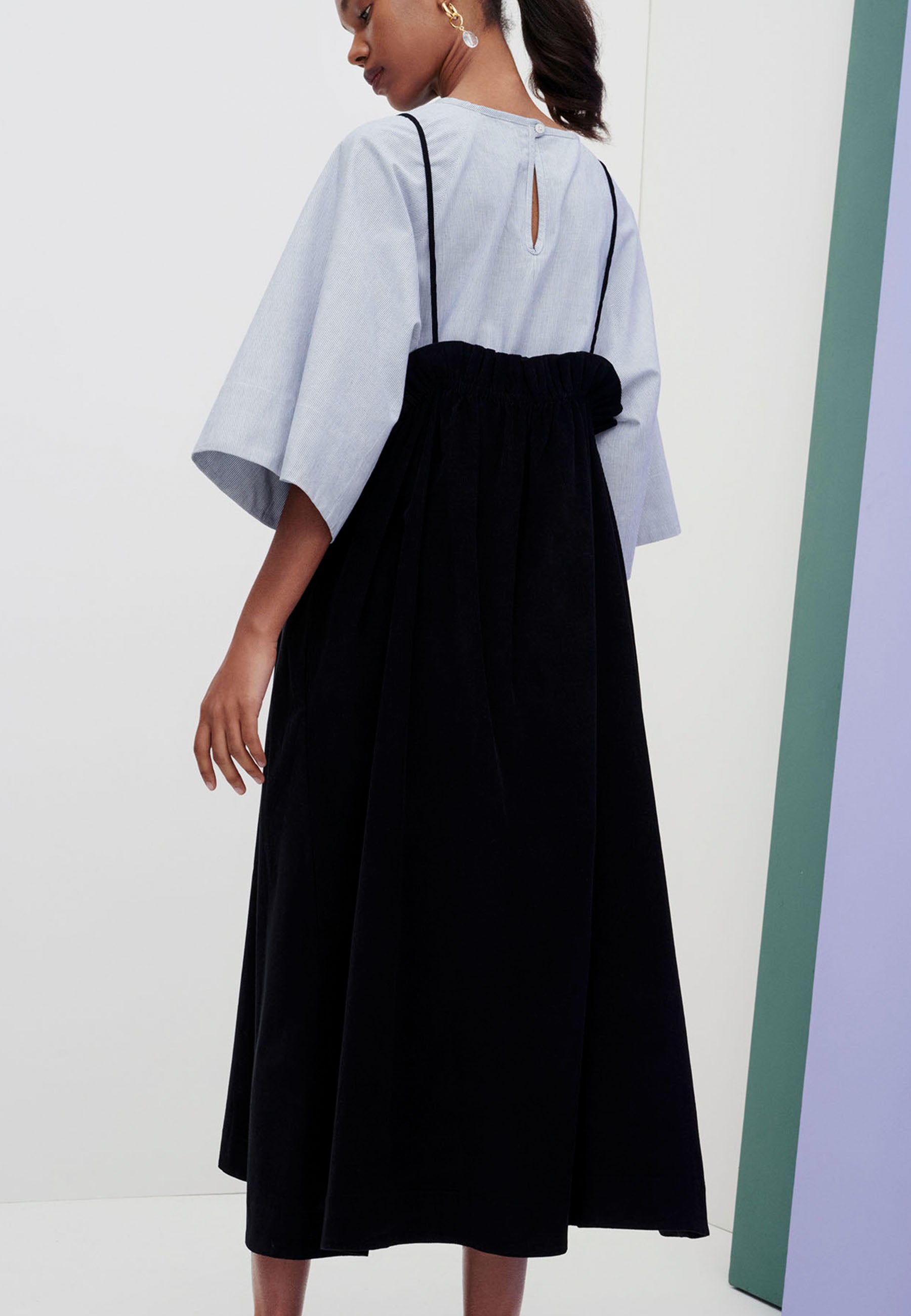 Florence Dress - black cord