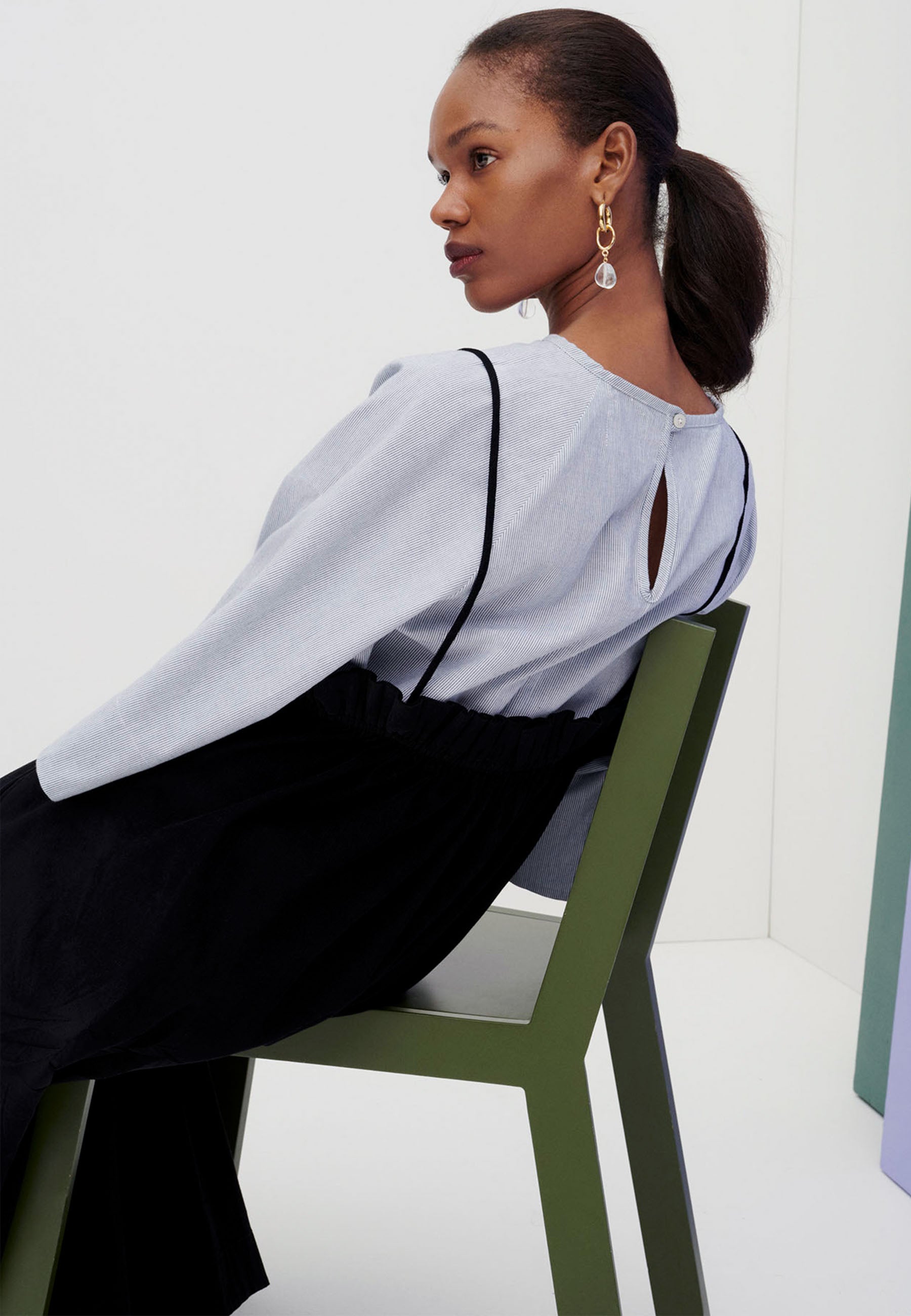 Florence Dress - black cord