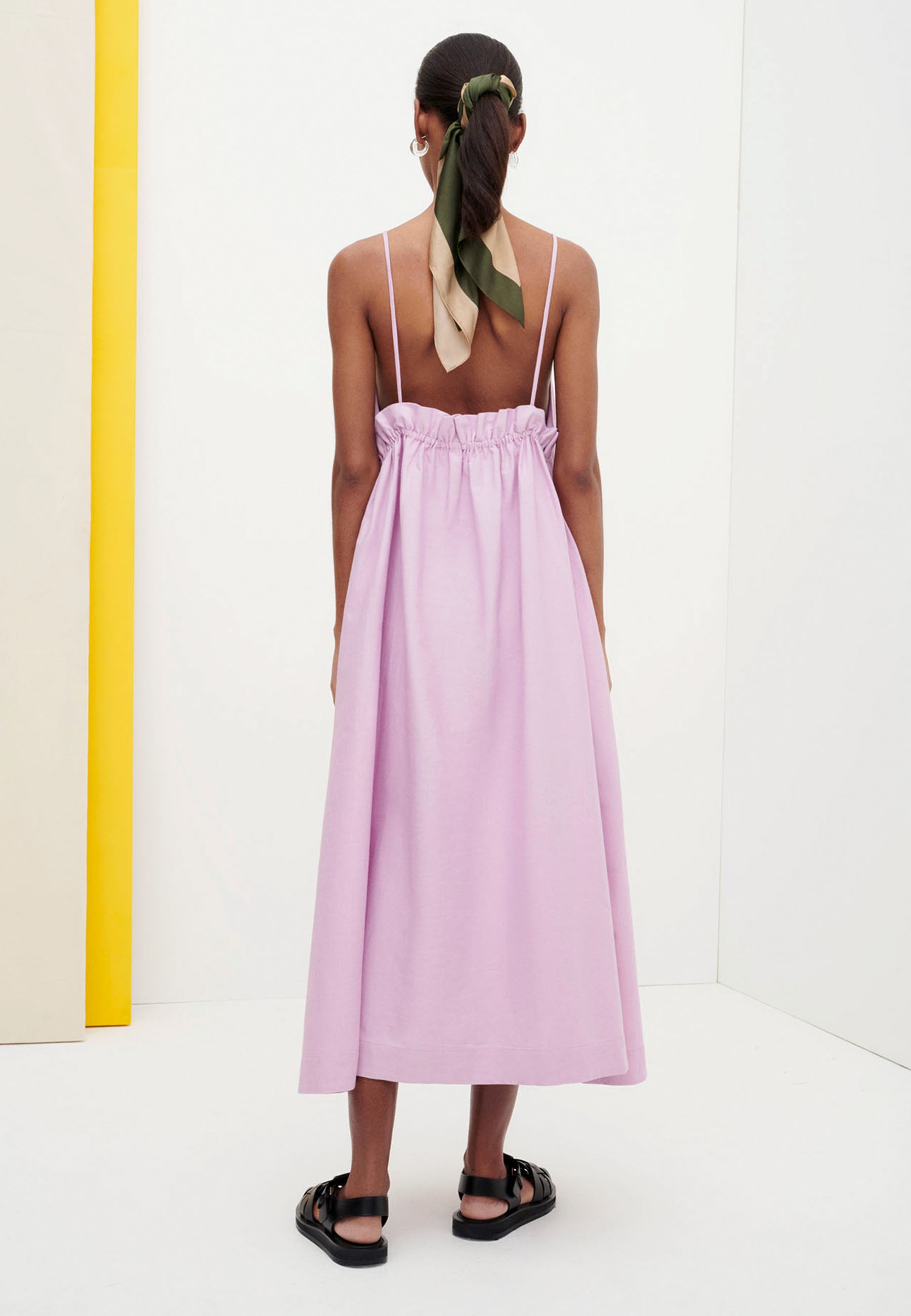 Kowtow | Buy Florence Dress - lilac chambray online | Good As Gold, NZ Kowtow | Buy Florence Dress - lilac chambray online | Good As Gold, NZ