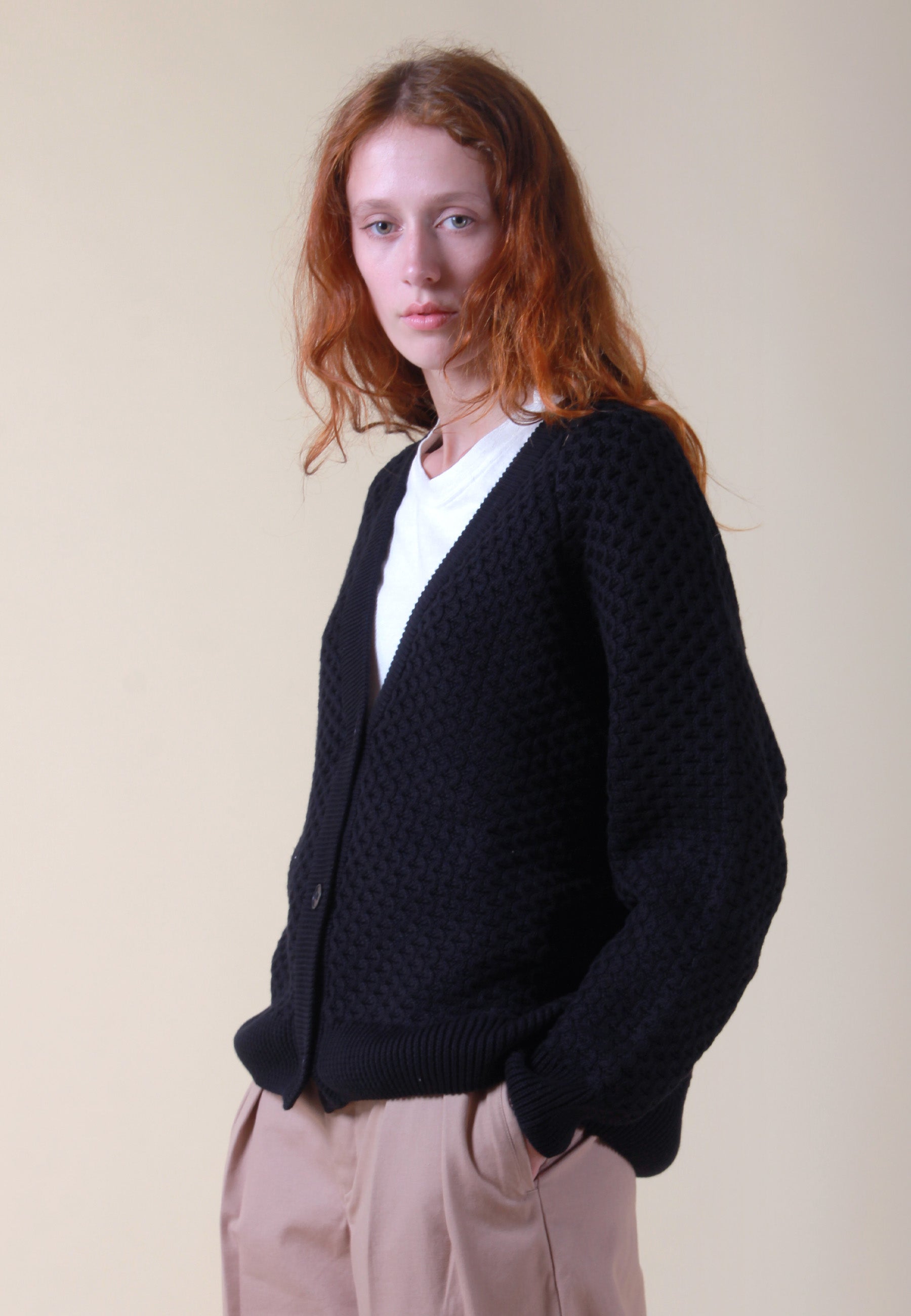 Pioneer Cardigan - black