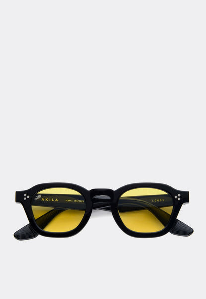 Akila | Buy Logos Sunglasses - Black / Yellow online | Good As