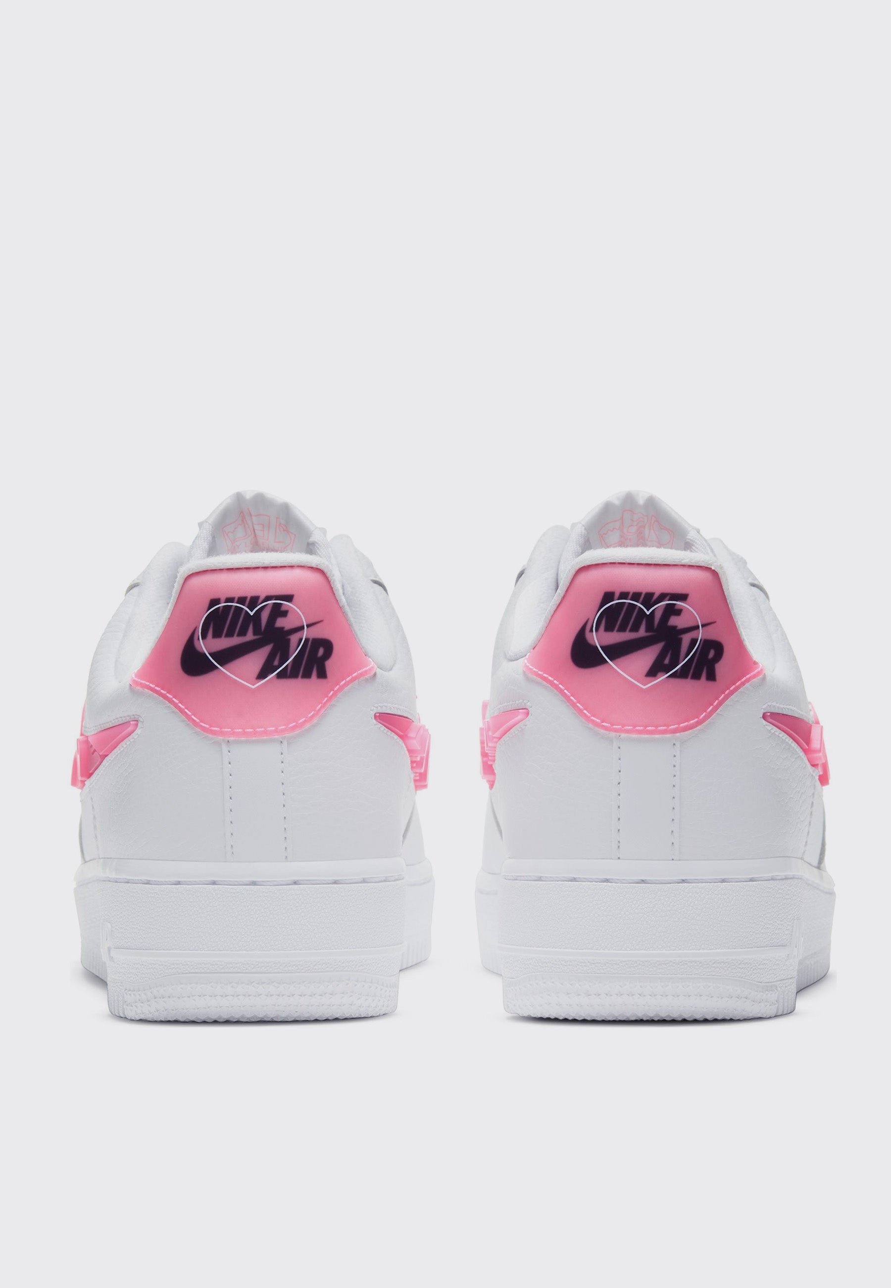 Womens Air Force 1 '07 SE Love For All - white/sunset/pulse black/clear