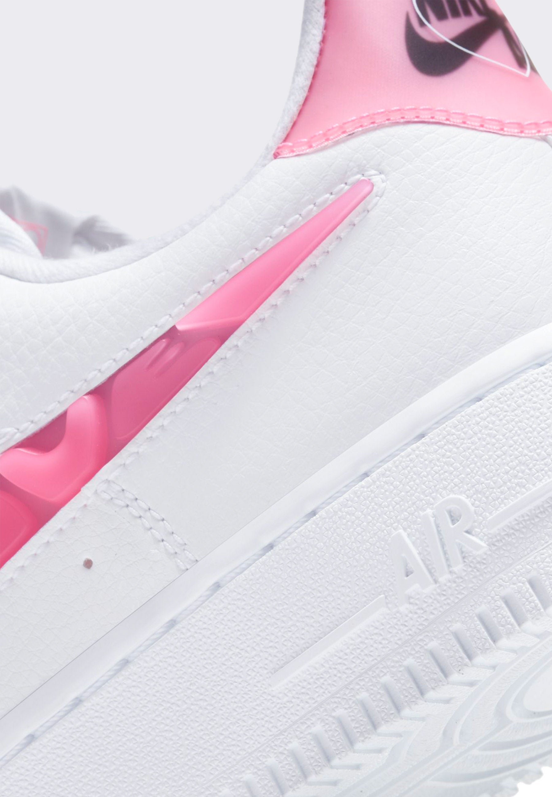 Womens Air Force 1 '07 SE Love For All - white/sunset/pulse black/clear