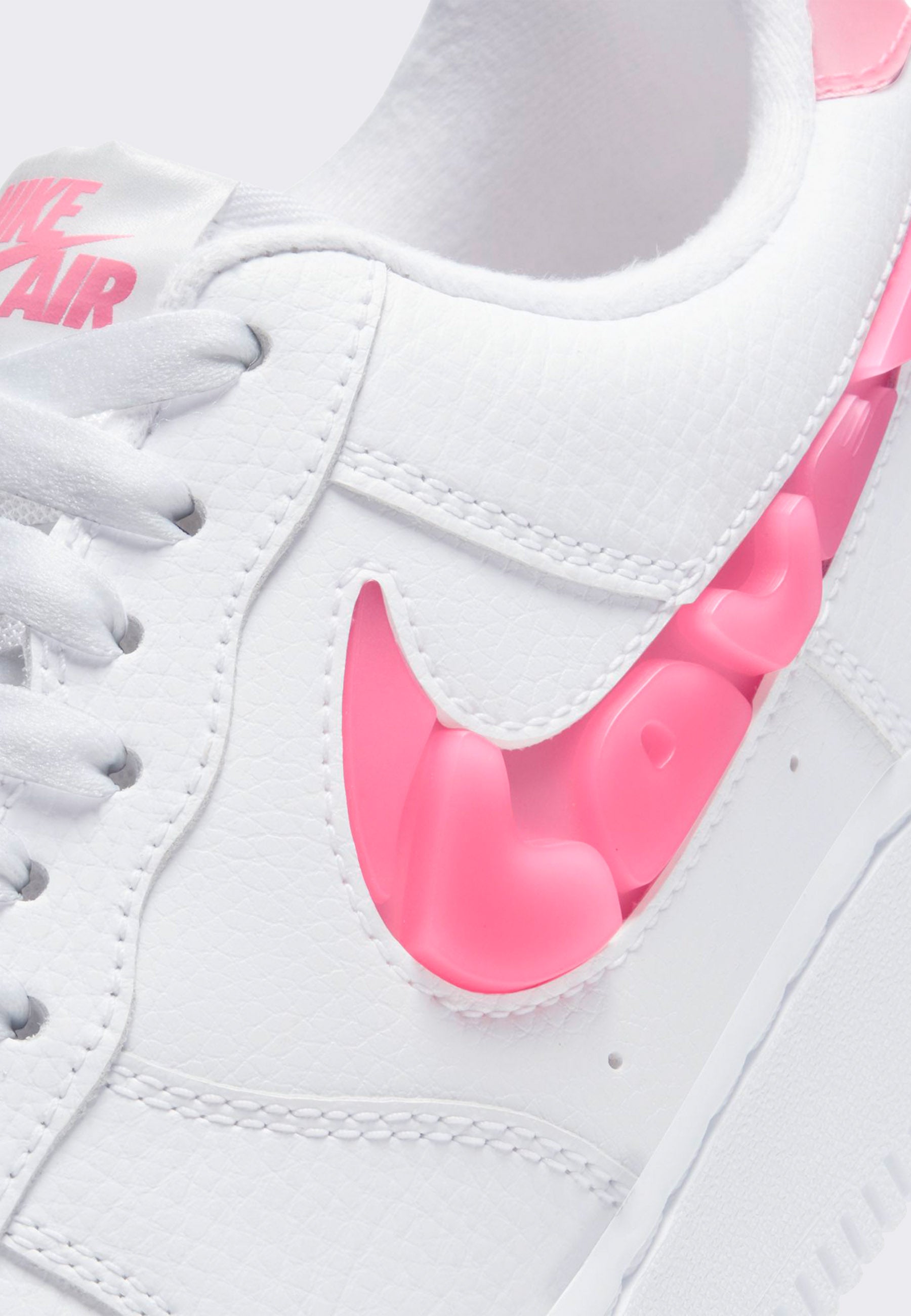 Womens Air Force 1 '07 SE Love For All - white/sunset/pulse black/clear