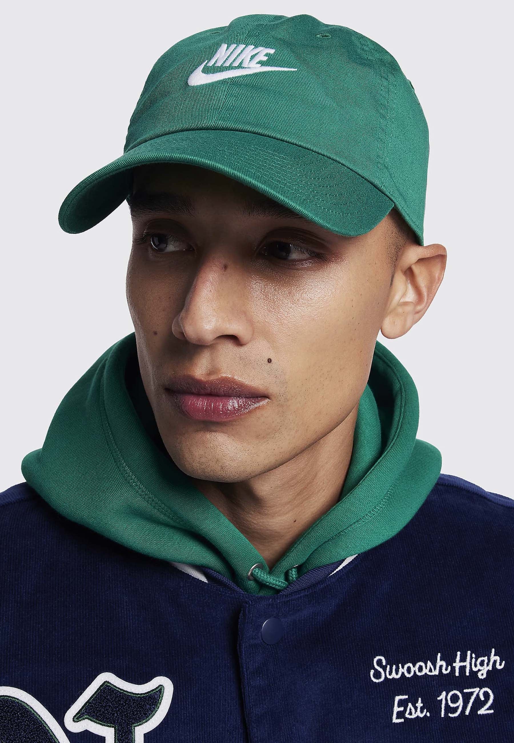 Club Unstructured Futura Wash Cap - Malachite/White