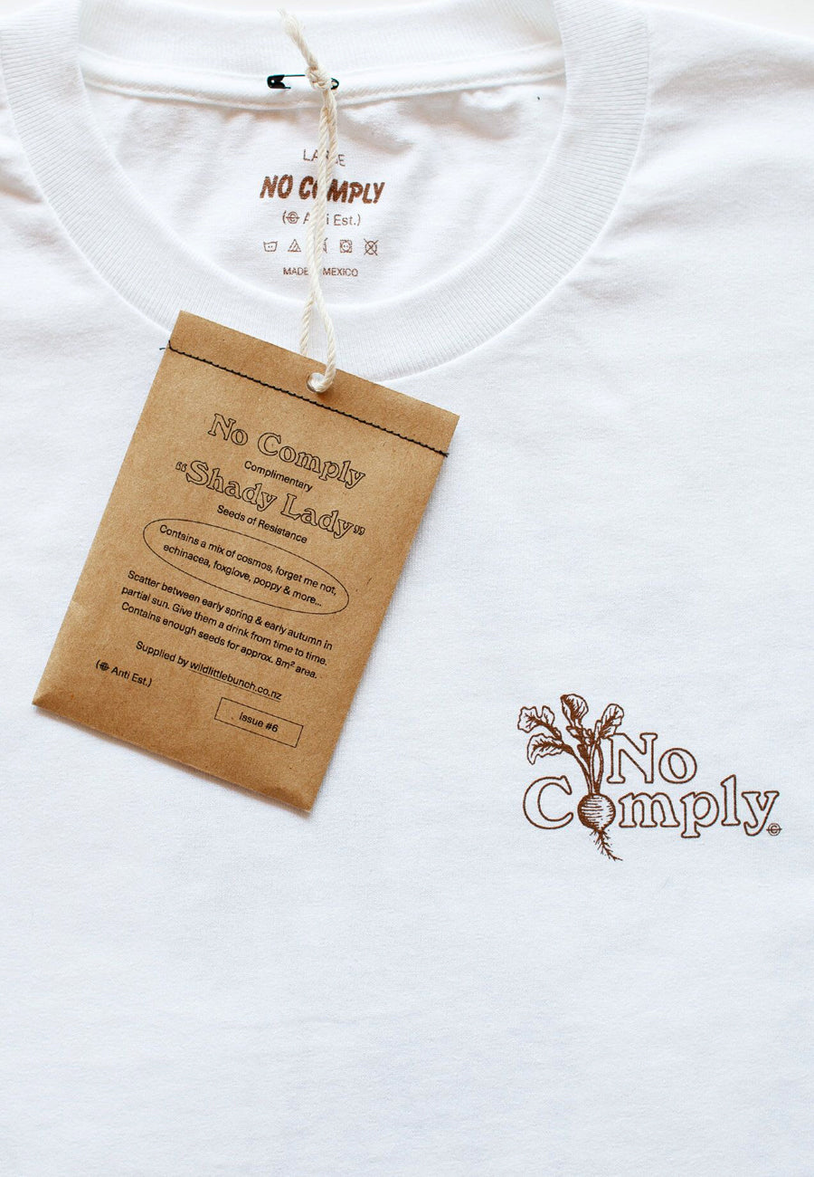 Resistance Is Fertile T-Shirt - white