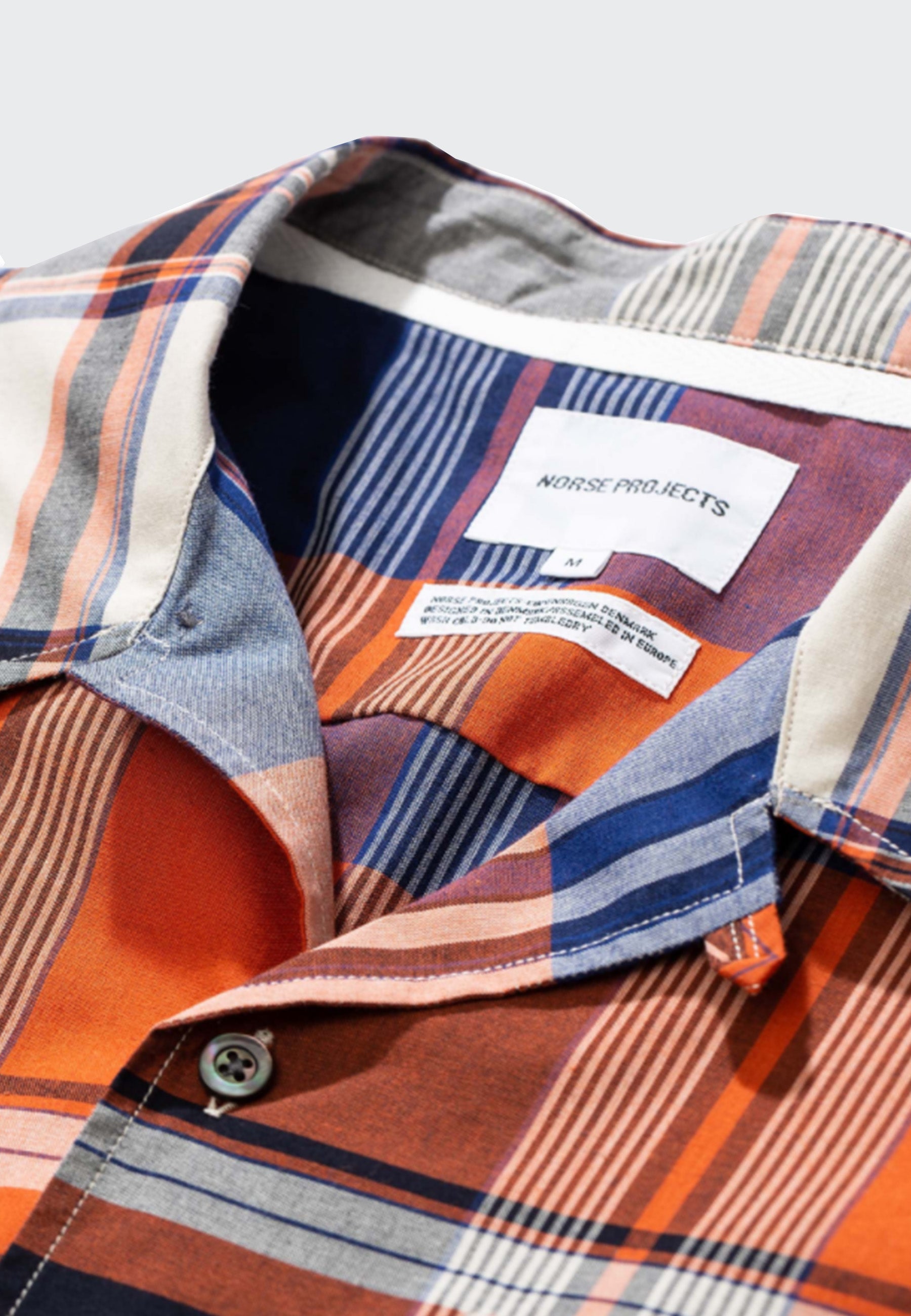 Carsten Madras Shirt - golden orange