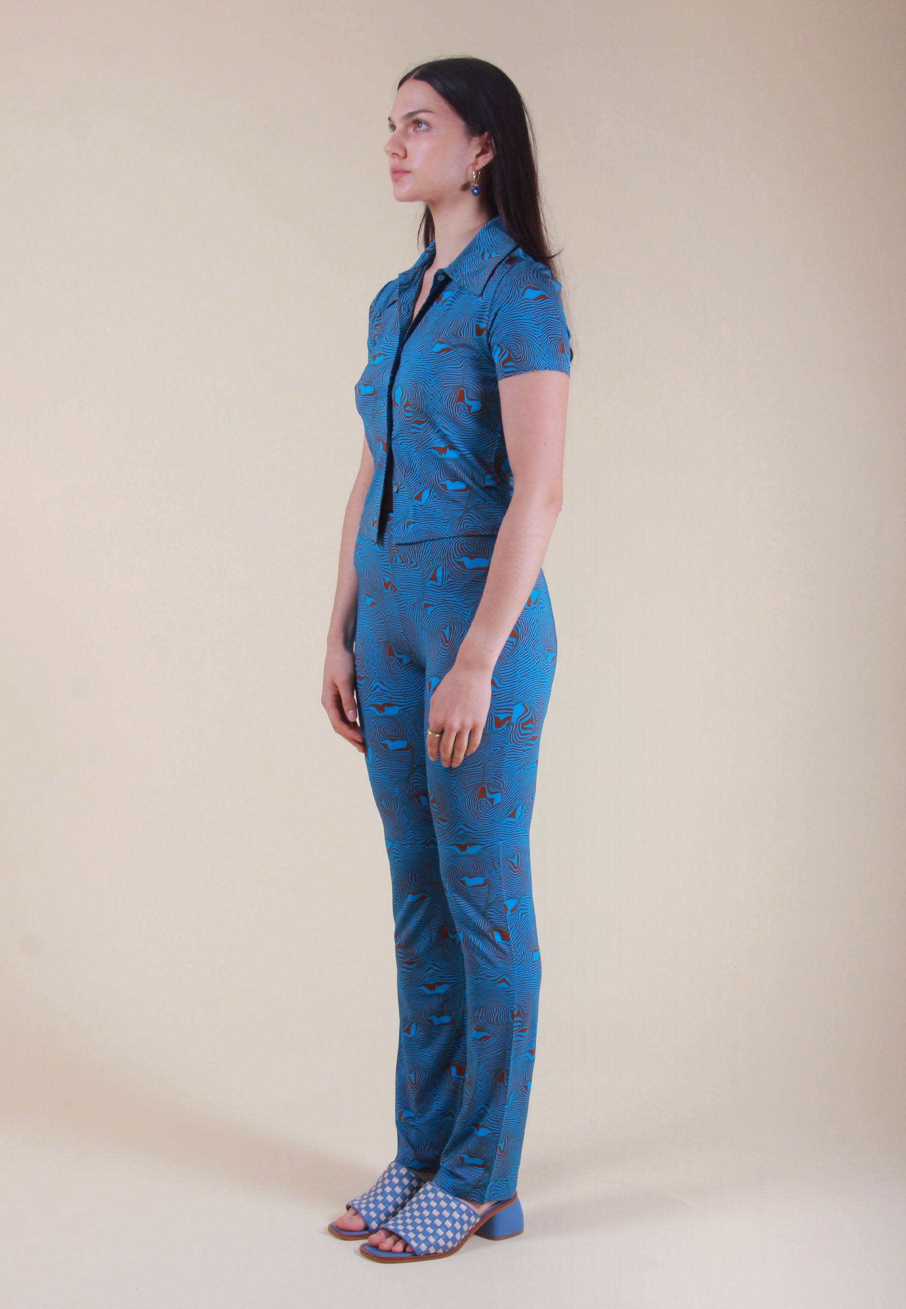 Lohan Pants - mosaic blue