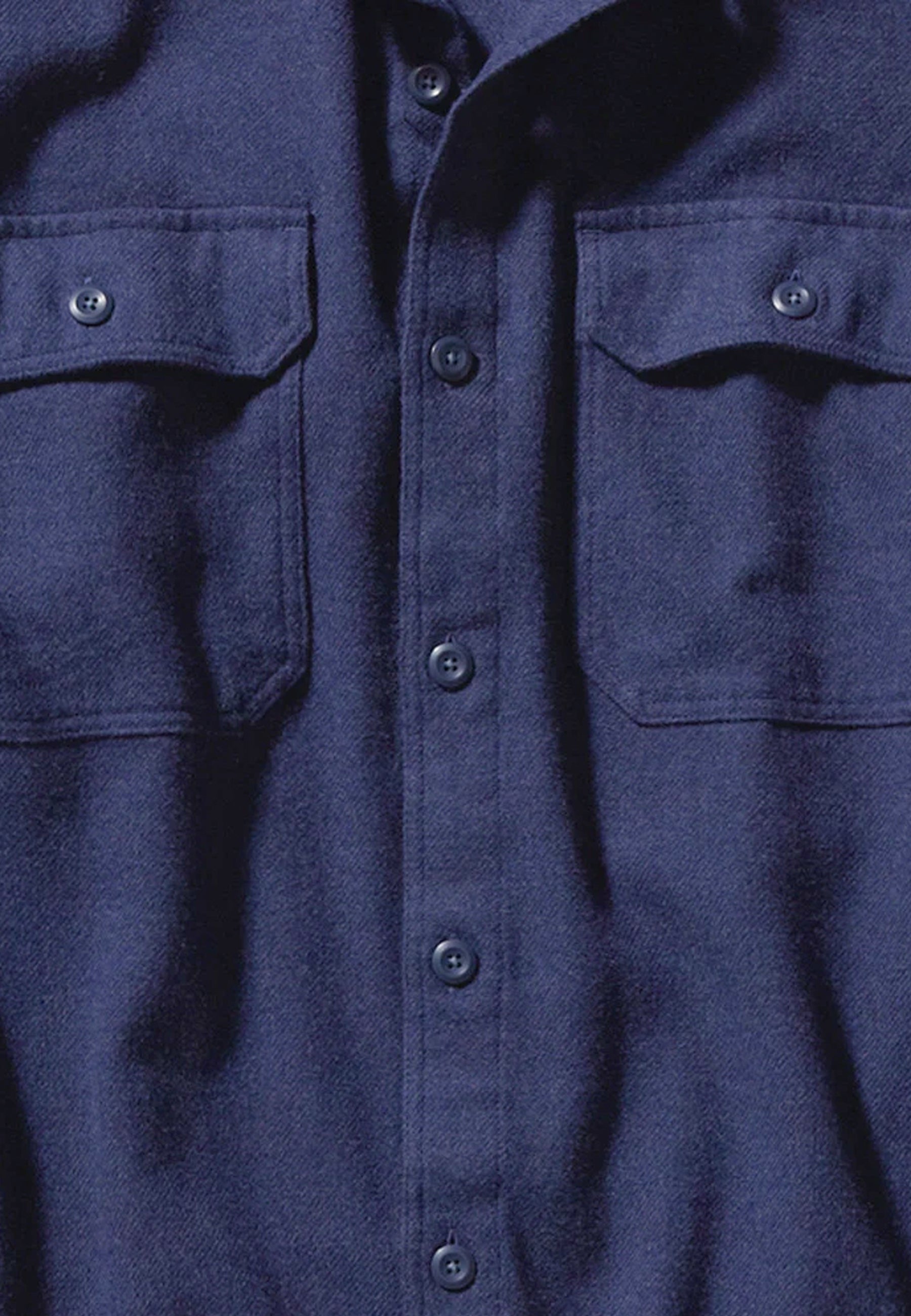 Fjord Flannel Shirt - navy