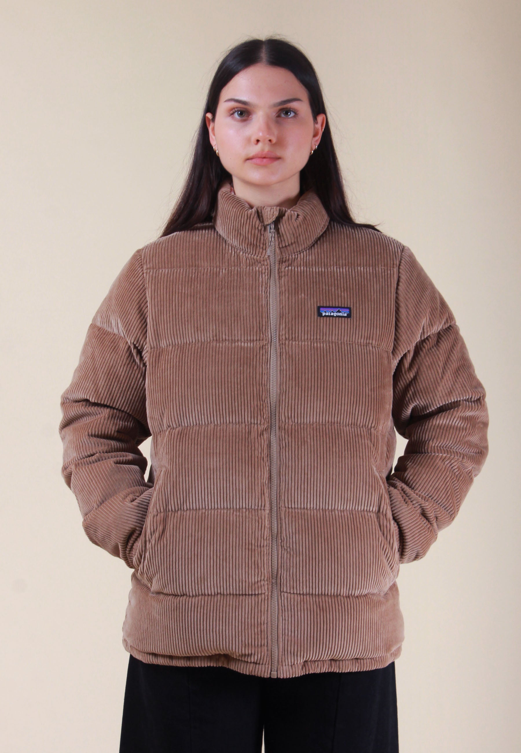 Womens Cord Fjord Coat - mojave khaki
