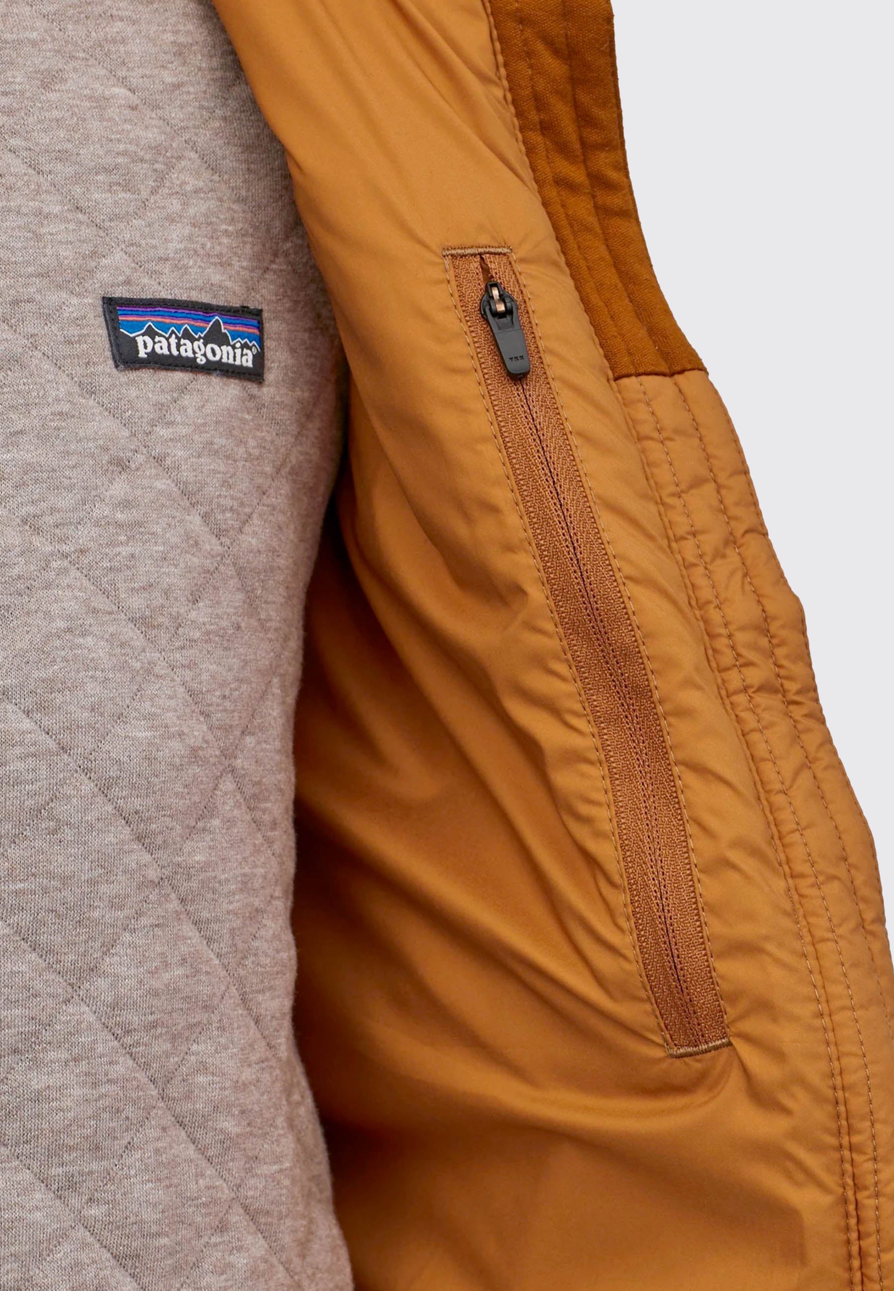 Womens Silent Down Jacket - wood brown