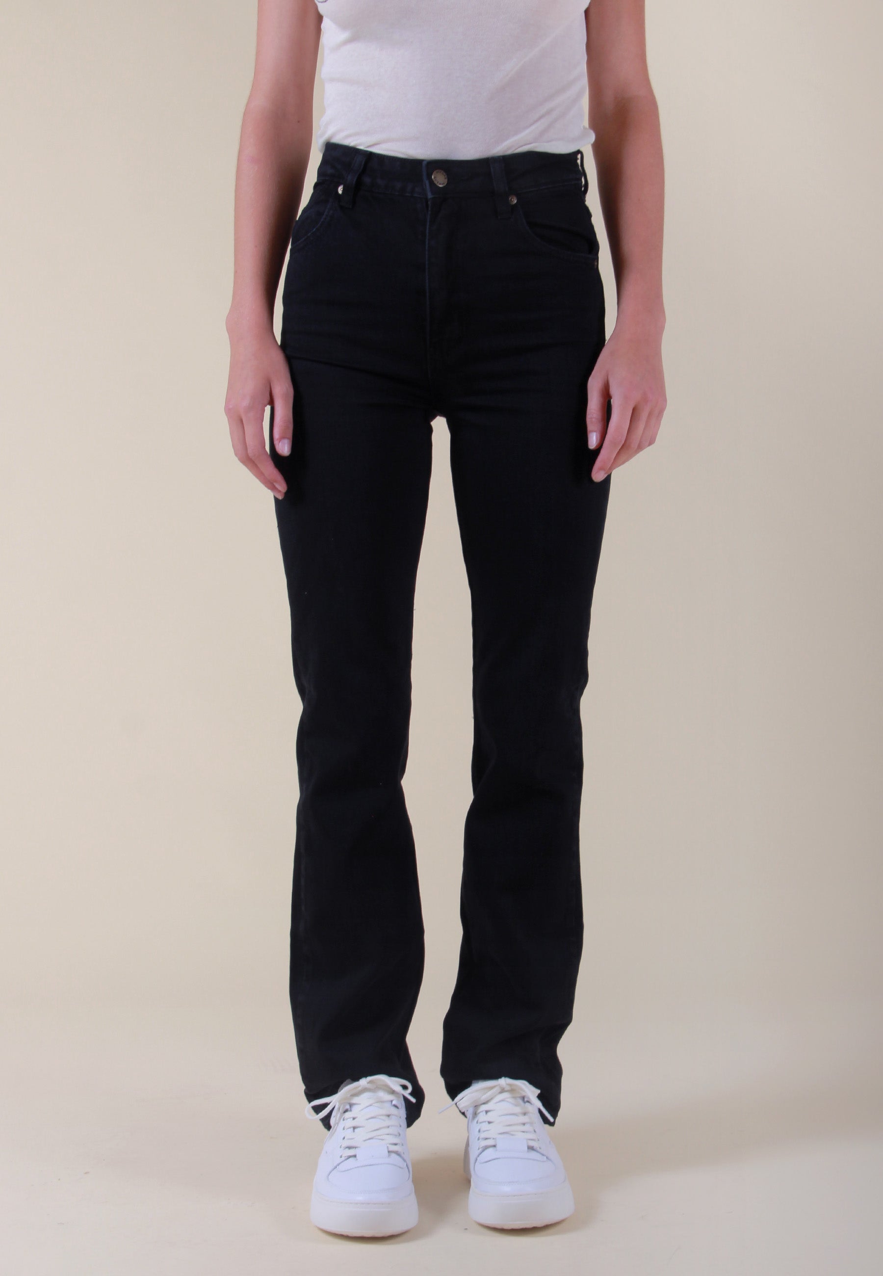 Original Straight Long Jeans - comfort jet black