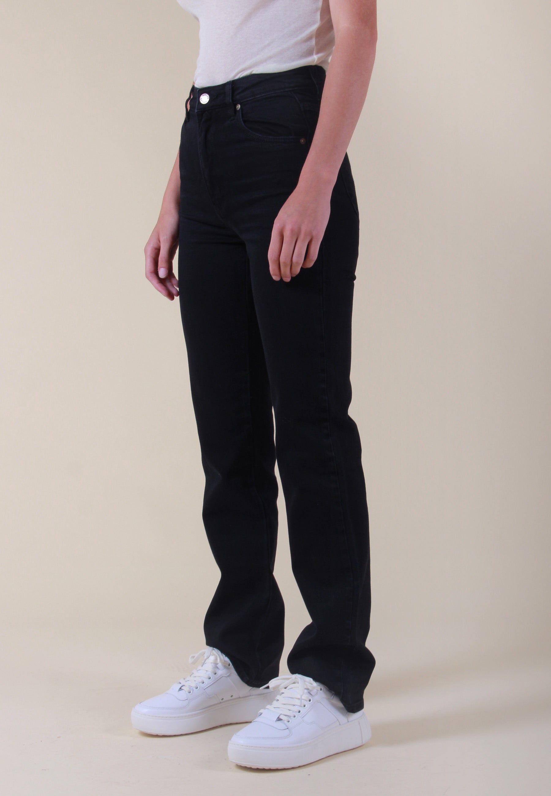 Original Straight Long Jeans - comfort jet black