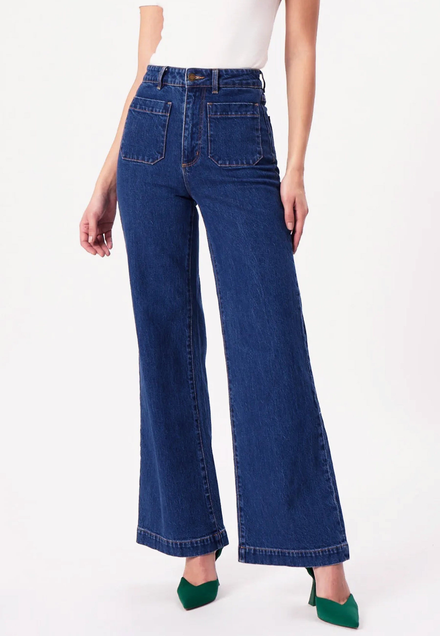 Sailor Jeans Long - Eco Ruby Blue