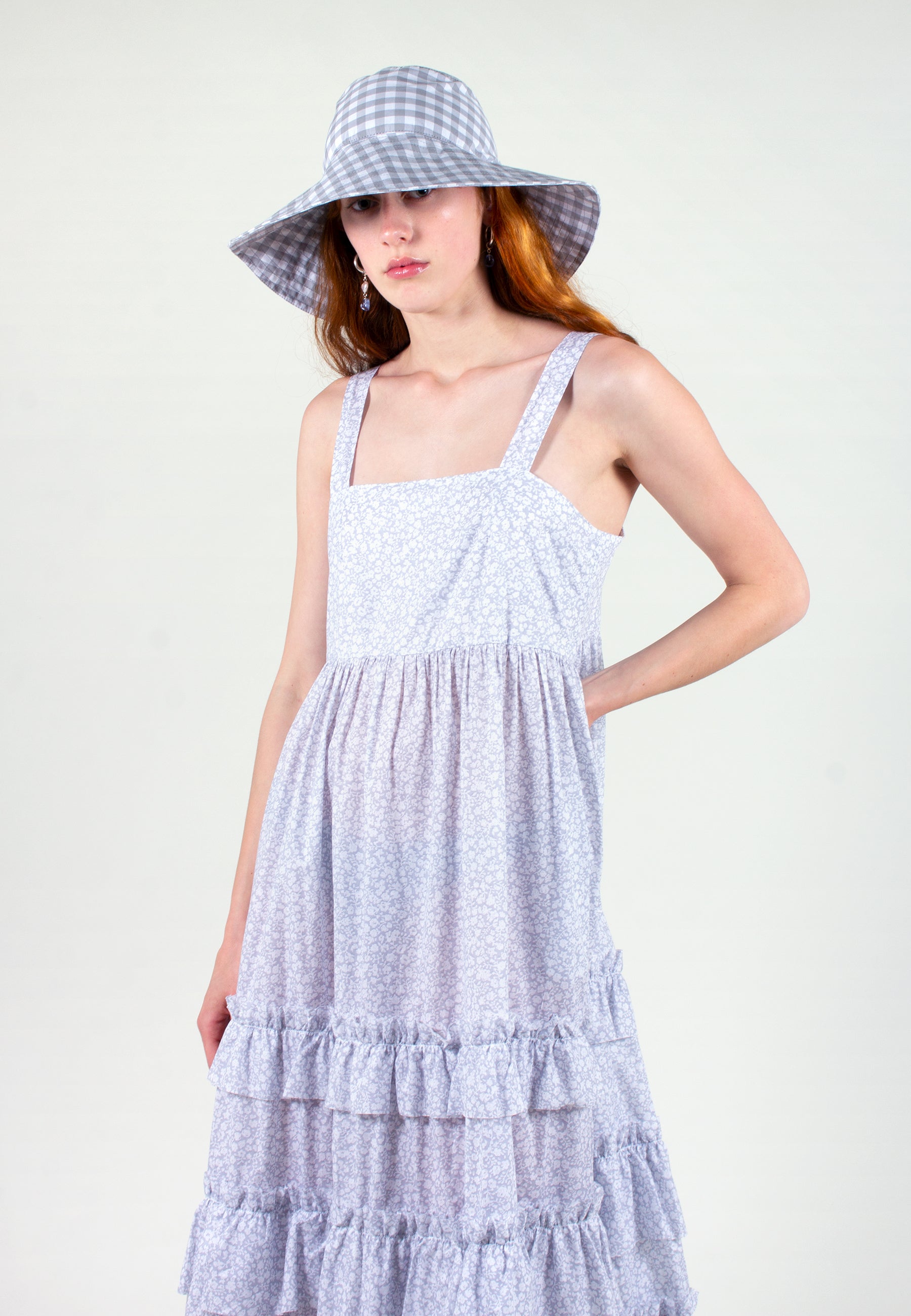 Kelly Brooke Dress - grey floral