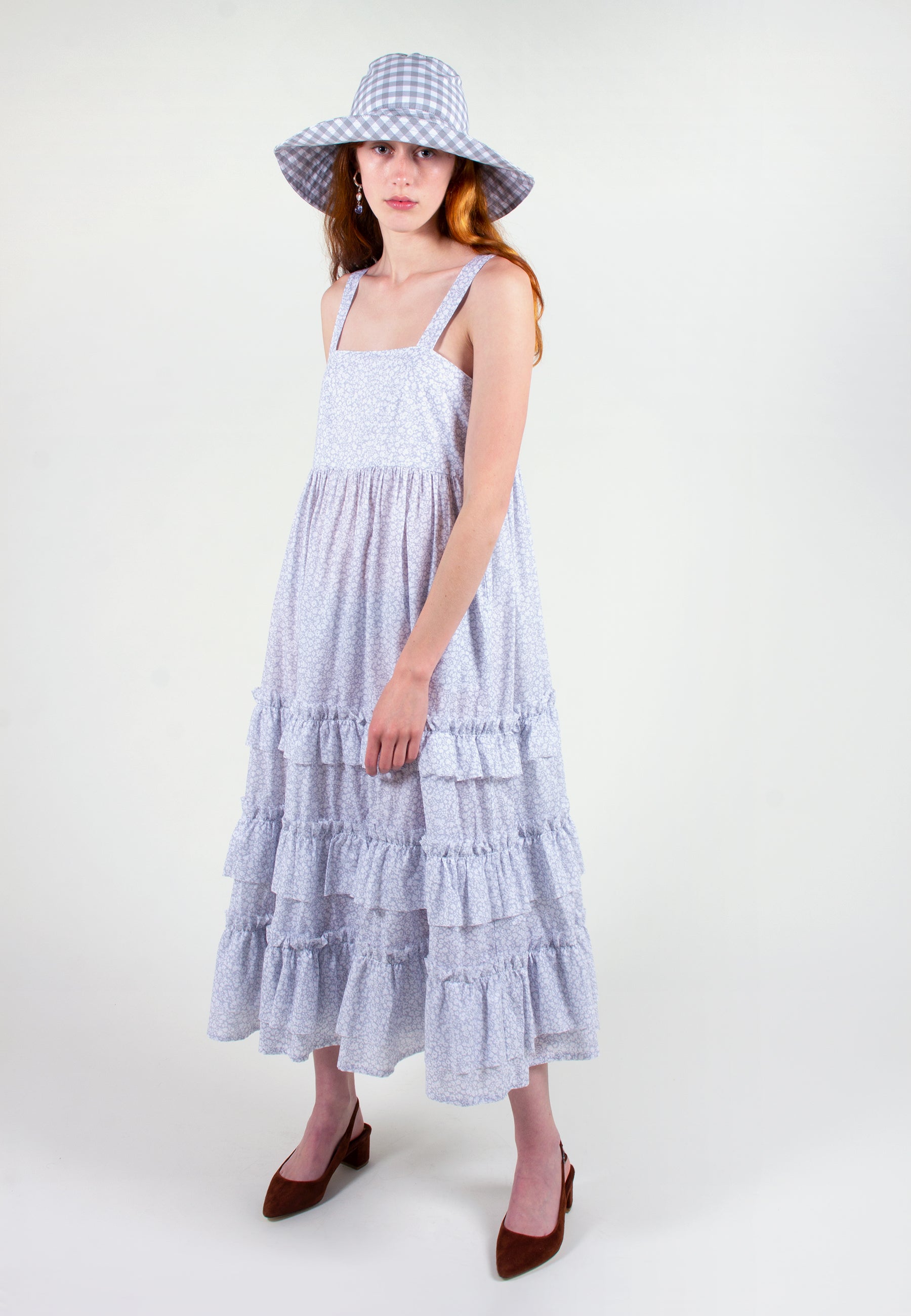 Kelly Brooke Dress - grey floral