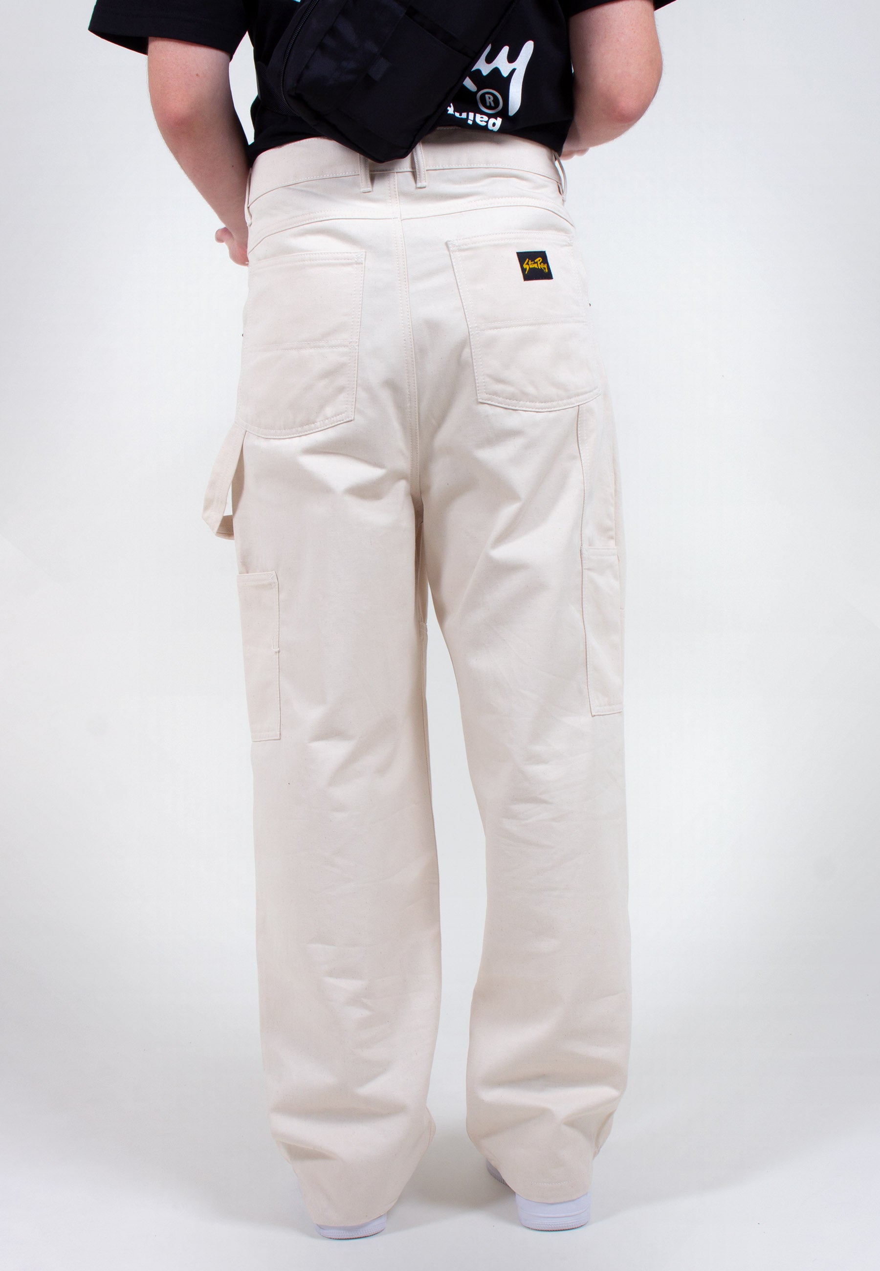 Wide Leg Painter Pant - natural