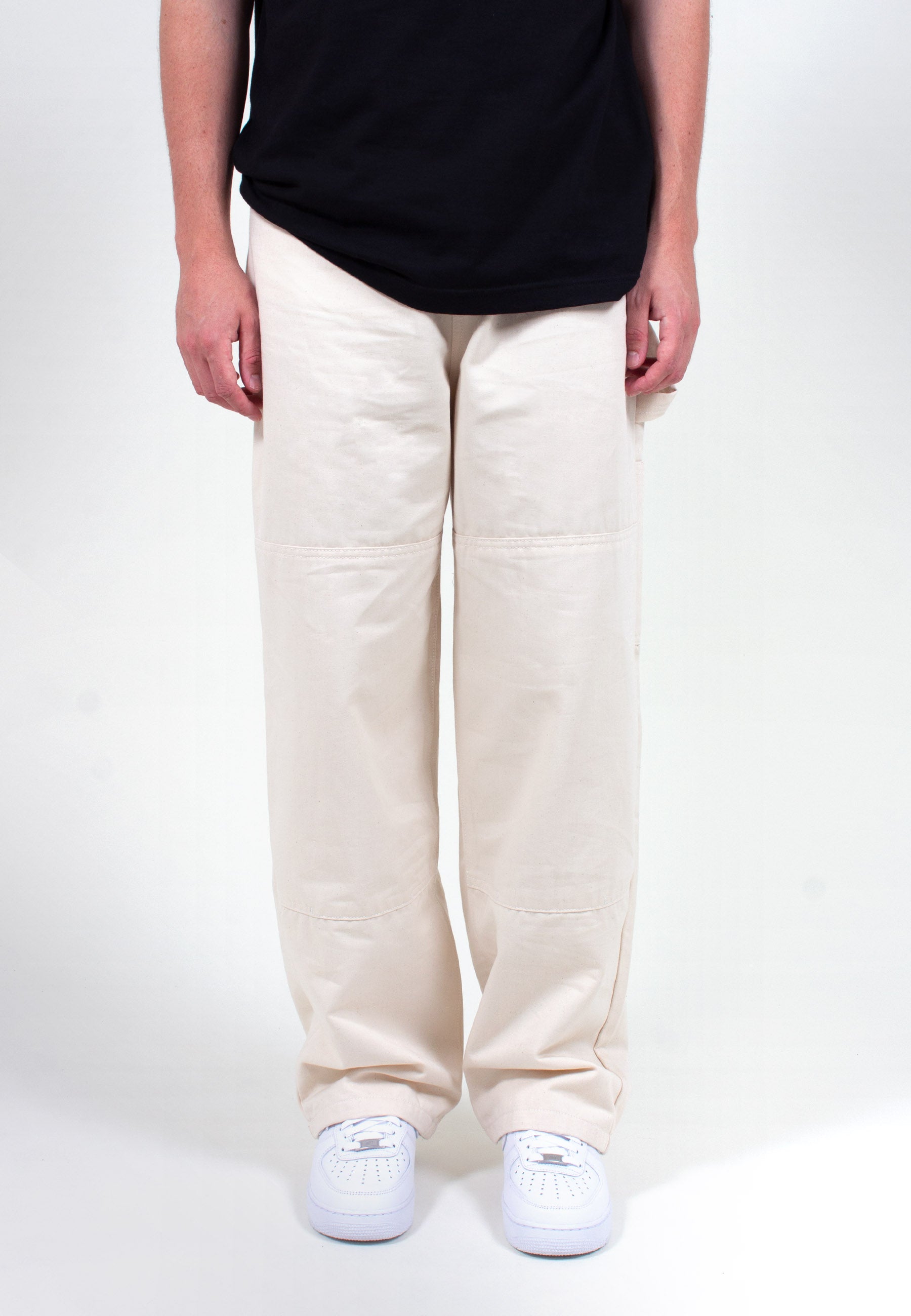 Wide Leg Painter Pant - natural