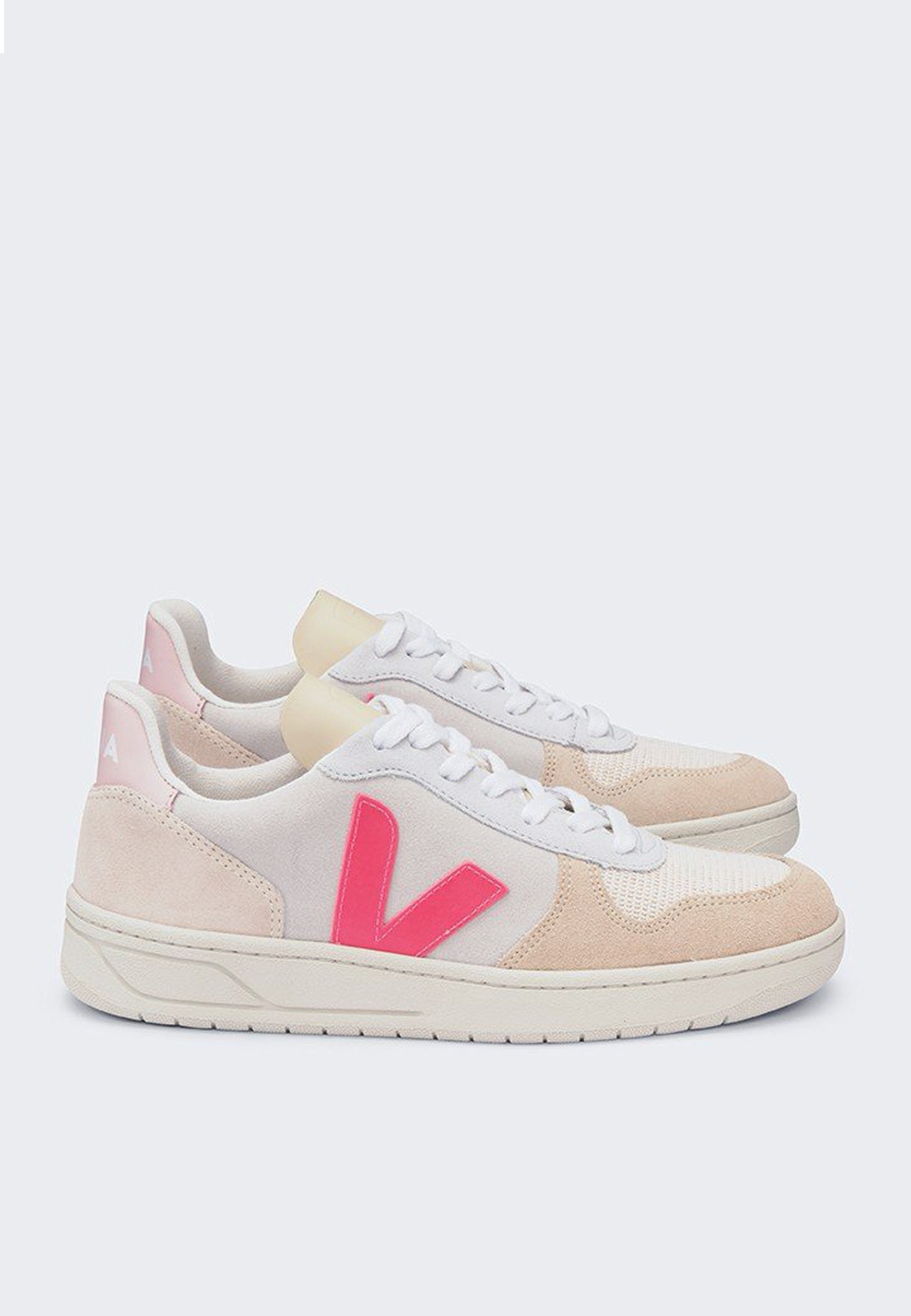 V10 Suede - multico/natural/rose fluo